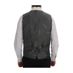 Grijs Katoen Rayon Vest