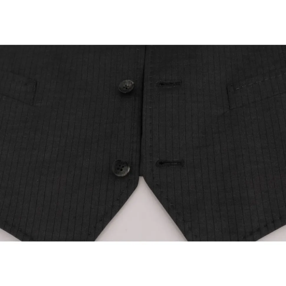 Grijs Katoen Rayon Vest