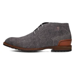 Grijze Veterschoenen SFM-50159 Crepi