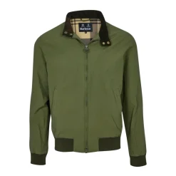 Groene Casual Royston Jas Geïnspireerd door Harrington Stijl