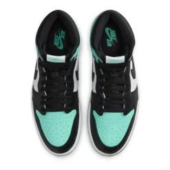 Groene Gloed Retro Hoge Sneakers