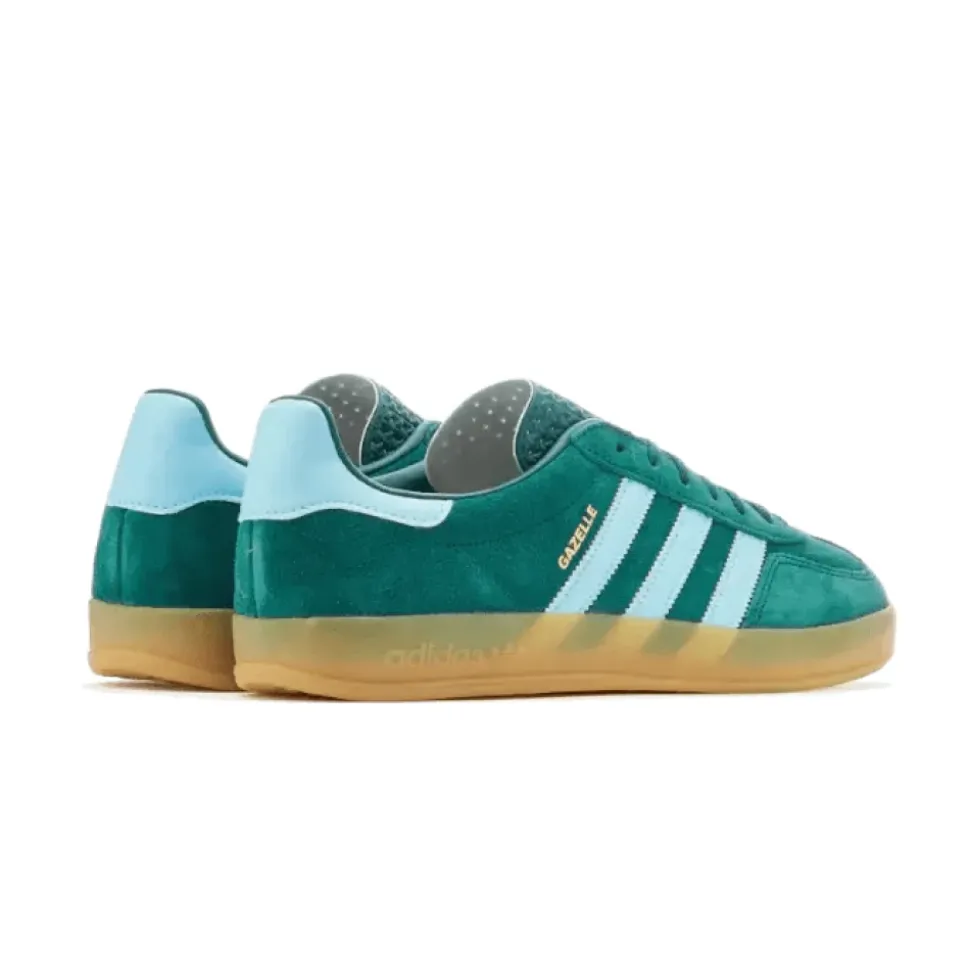 Groene Indoor Gazelle Sneakers Stijlvol Klassiek