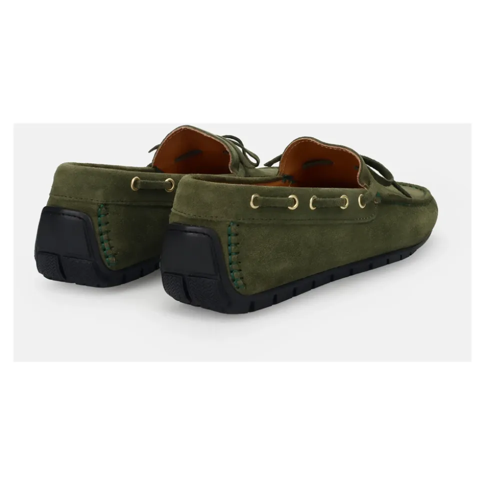 Groene Mocassins voor de Zomer