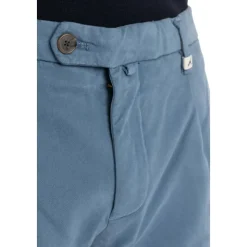 Heldere Blauwe Broek Verfijnde Stijl