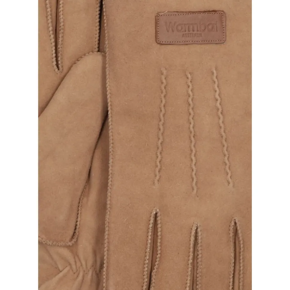 Heren Suède Handschoenen met Merinowol Voering