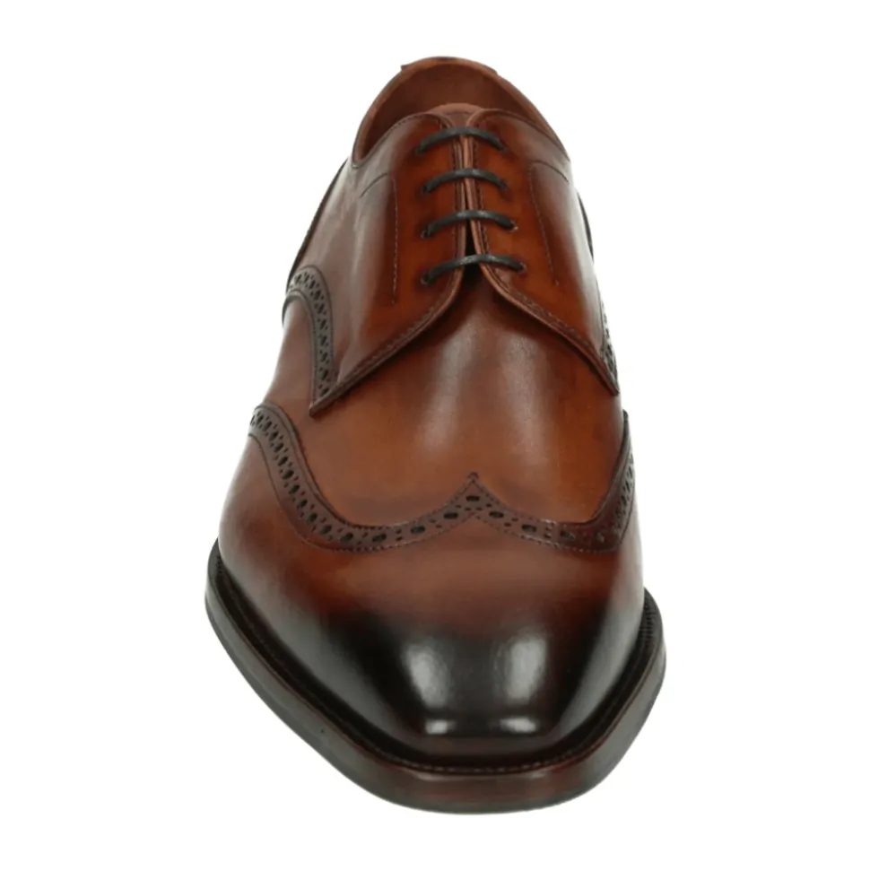Heren Business Lage Schoenen Cognac
