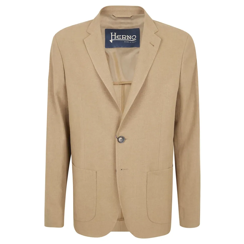 Herenjassen Kleding Beige SS26