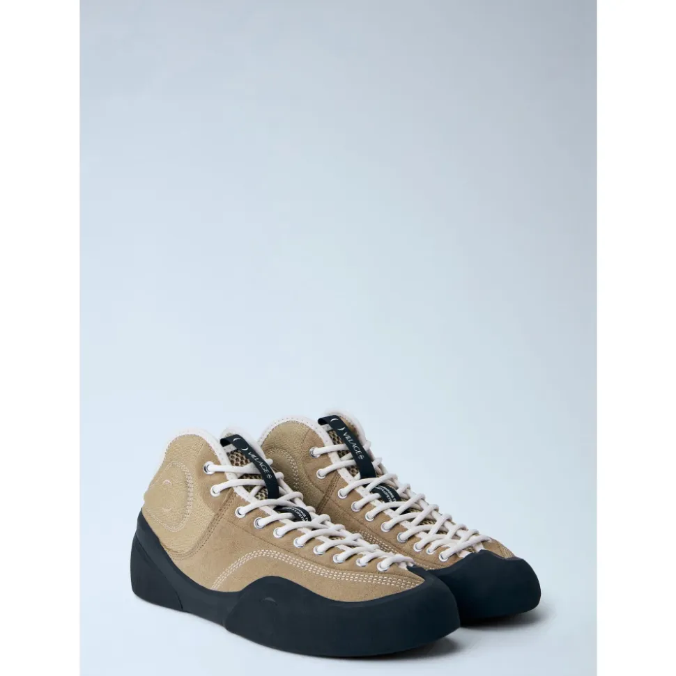 High-Top Canvas Sneakers