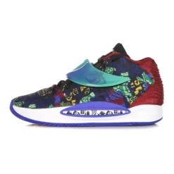 Hoge Basketbalschoen Saffier/Meloen Blauw