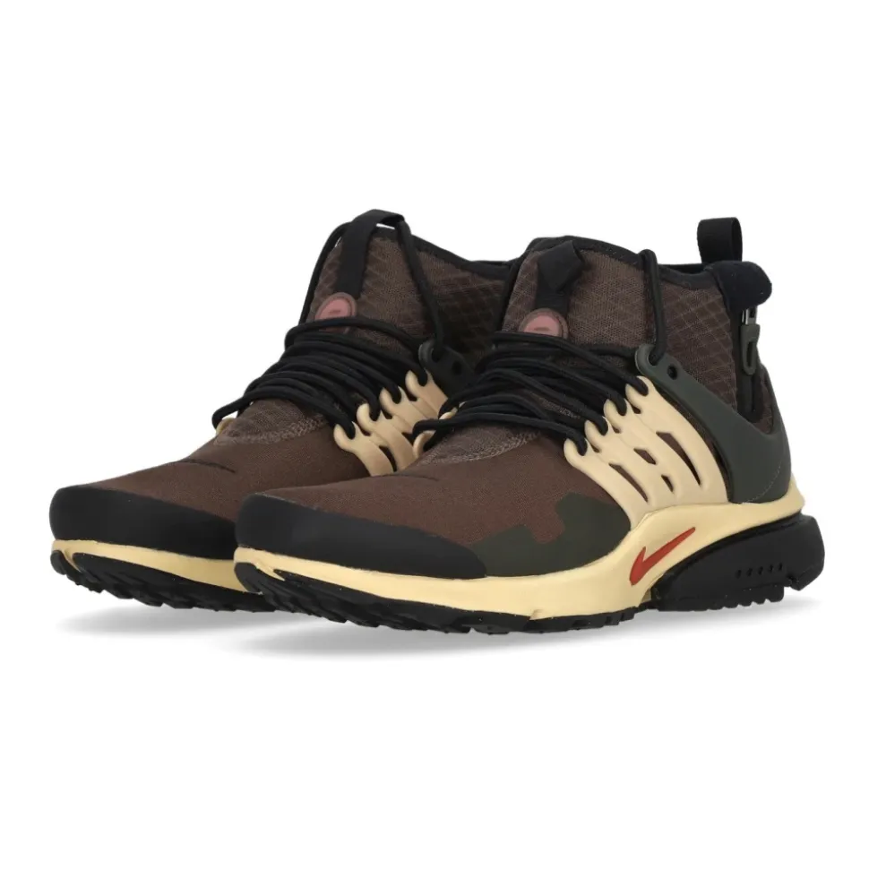 Hoge Utility Sneaker Barok Bruin
