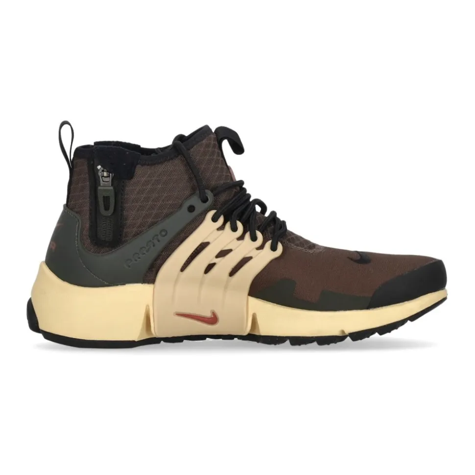 Hoge Utility Sneaker Barok Bruin