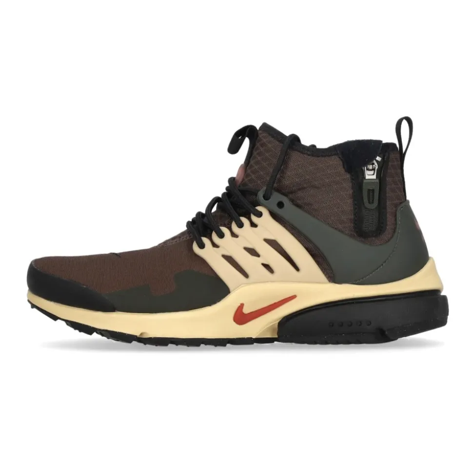 Hoge Utility Sneaker Barok Bruin