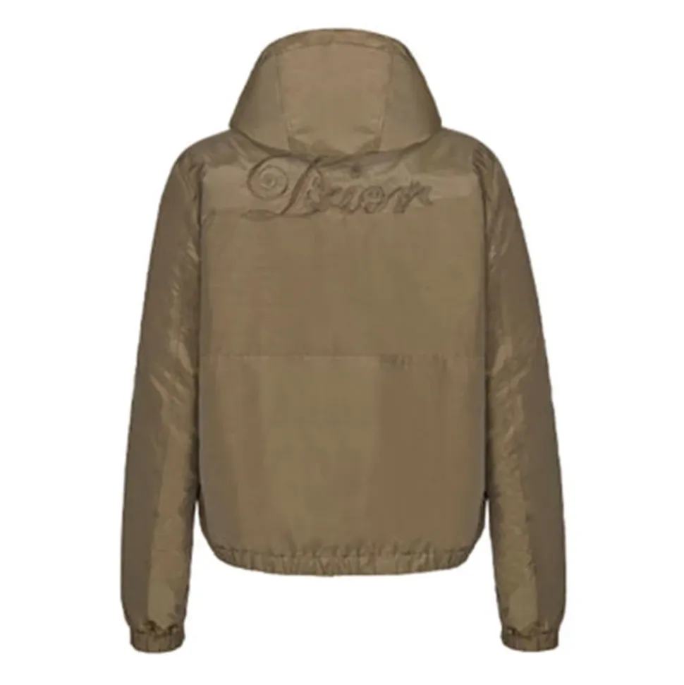 Hooded Jacket met Geborduurd Logo