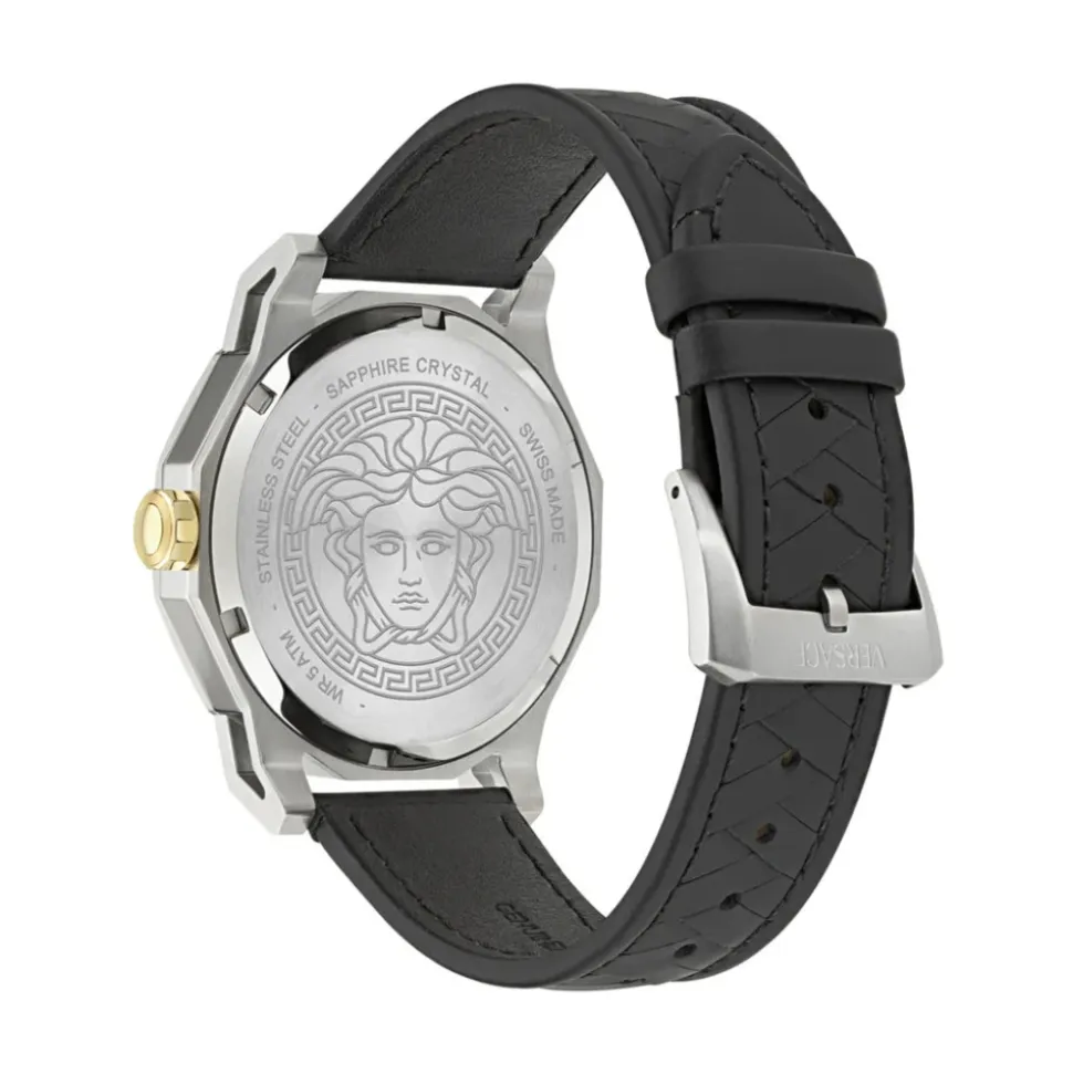 Horloge Unisex Medusa Deco Gent VE9I00124 Zilver/Zwart