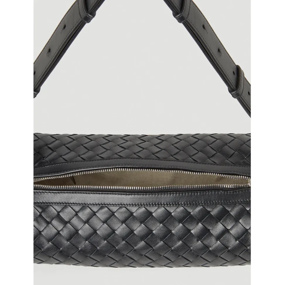 Intrecciato Crossbody Tas met Toprits