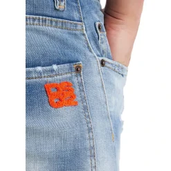 Italiaanse Jeansbroek Gemaakt in Italië