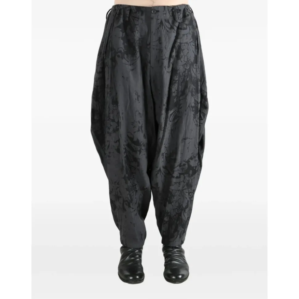 Jacquard Patroon Wijde Broek