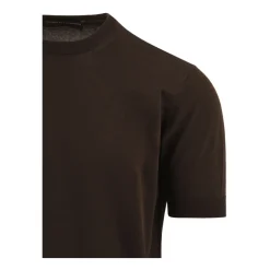 Katoenen T-Shirt met Ronde Hals