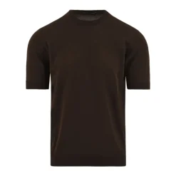 Katoenen T-Shirt met Ronde Hals
