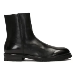 Kazar Zwarte Lederen Boots