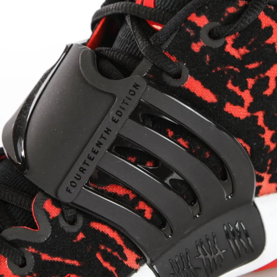 KD14 Basketbalschoen Zwart/Rood/Wit