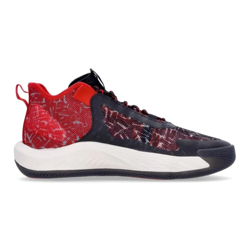 Kern Basketbalschoen Zwart/Rood/Wit
