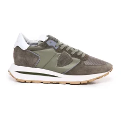 Khaki Groene Sneakers met Memory Foam