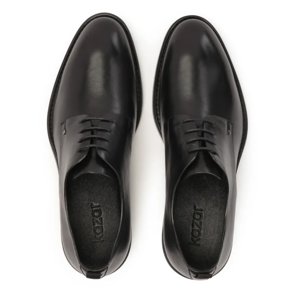 Klassieke zwarte halfschoenen voor pak