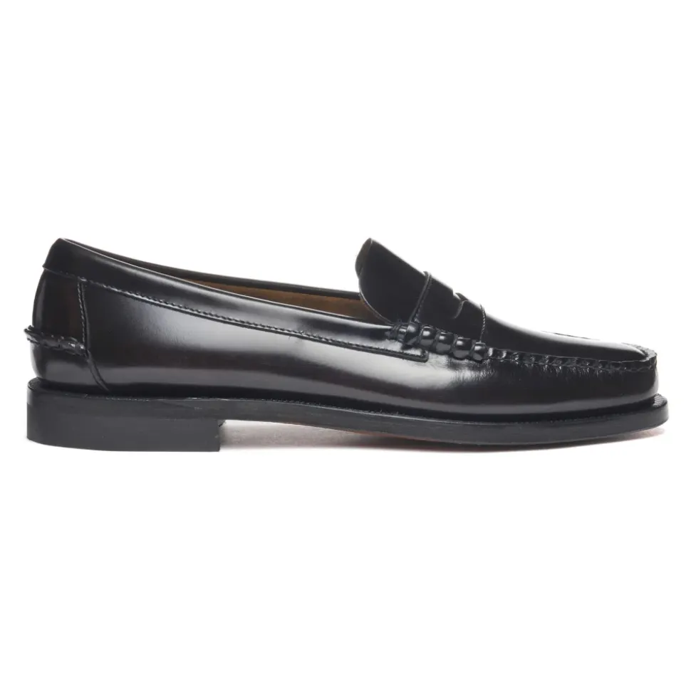 Klassieke Dan Brown leren mocassin