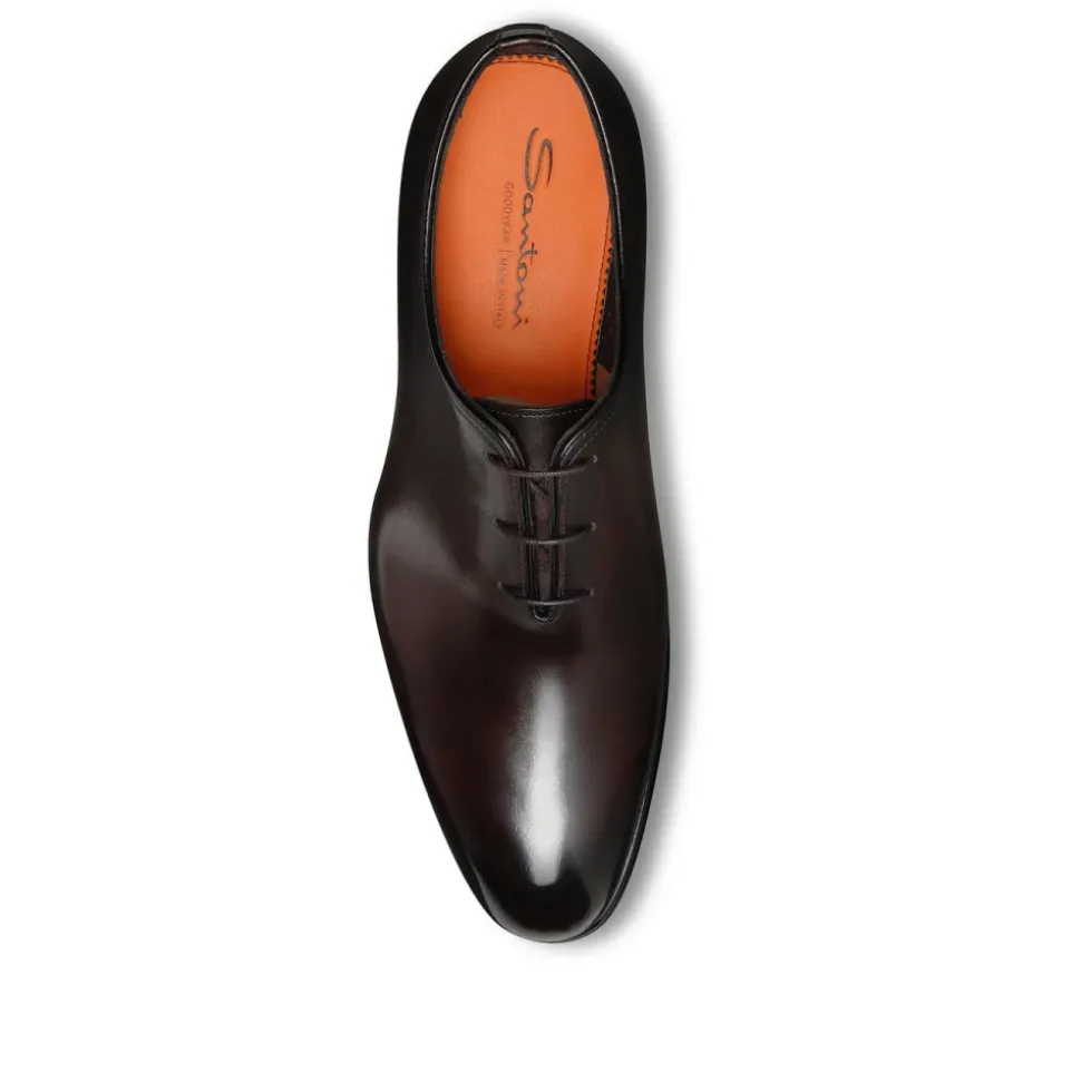 Klassieke Derby Schoenen van Zwart Leer