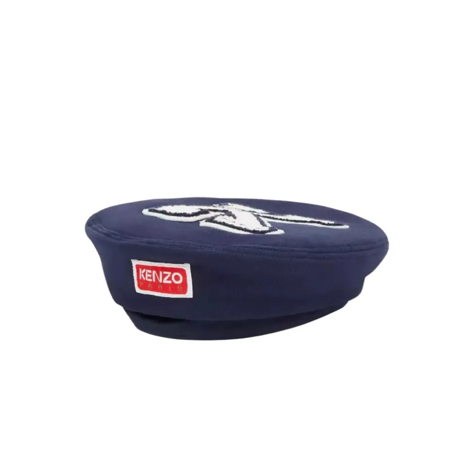 K Logo Geborduurde Wollen Baret