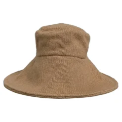 Knitted Widebrim Bucket Capello Hat