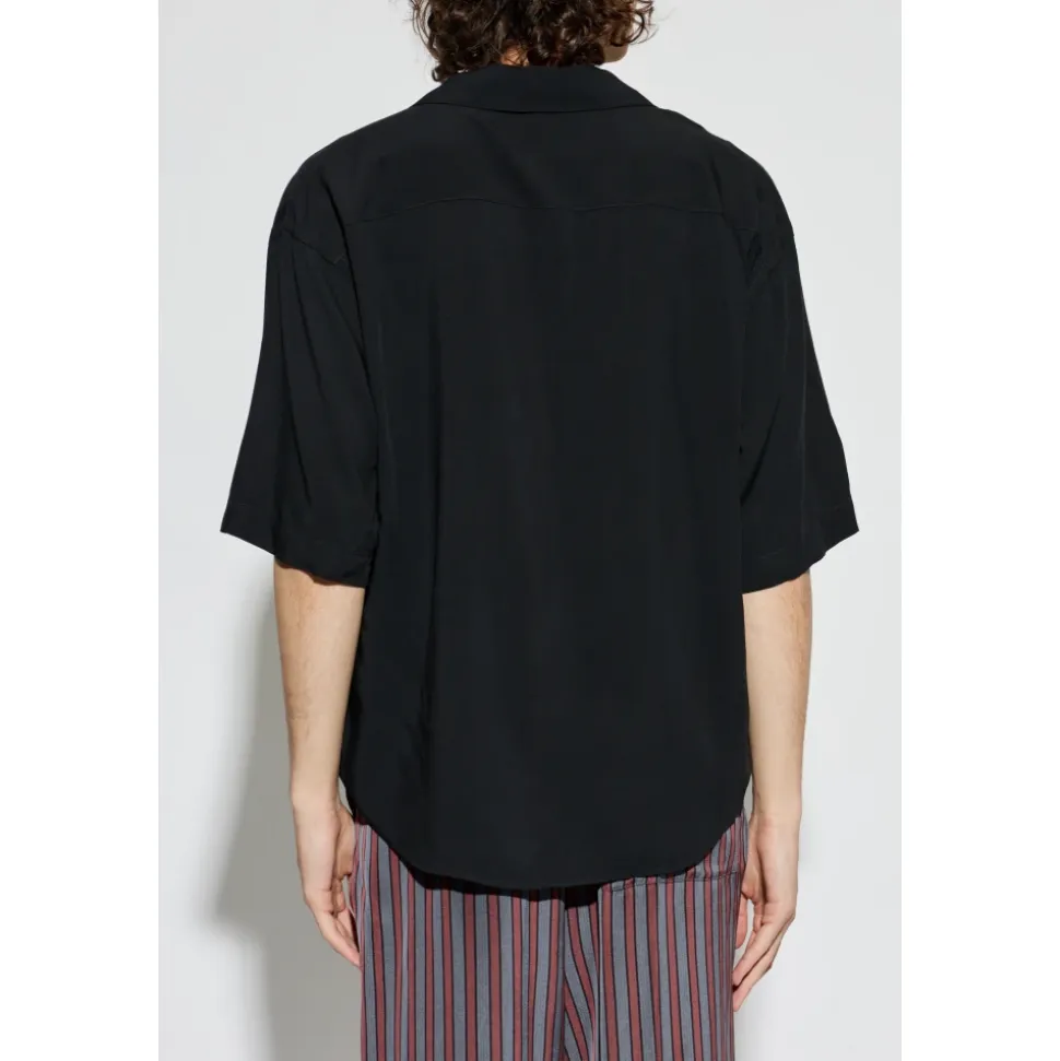 Kort Mouw Geborduurd Boxy Shirt