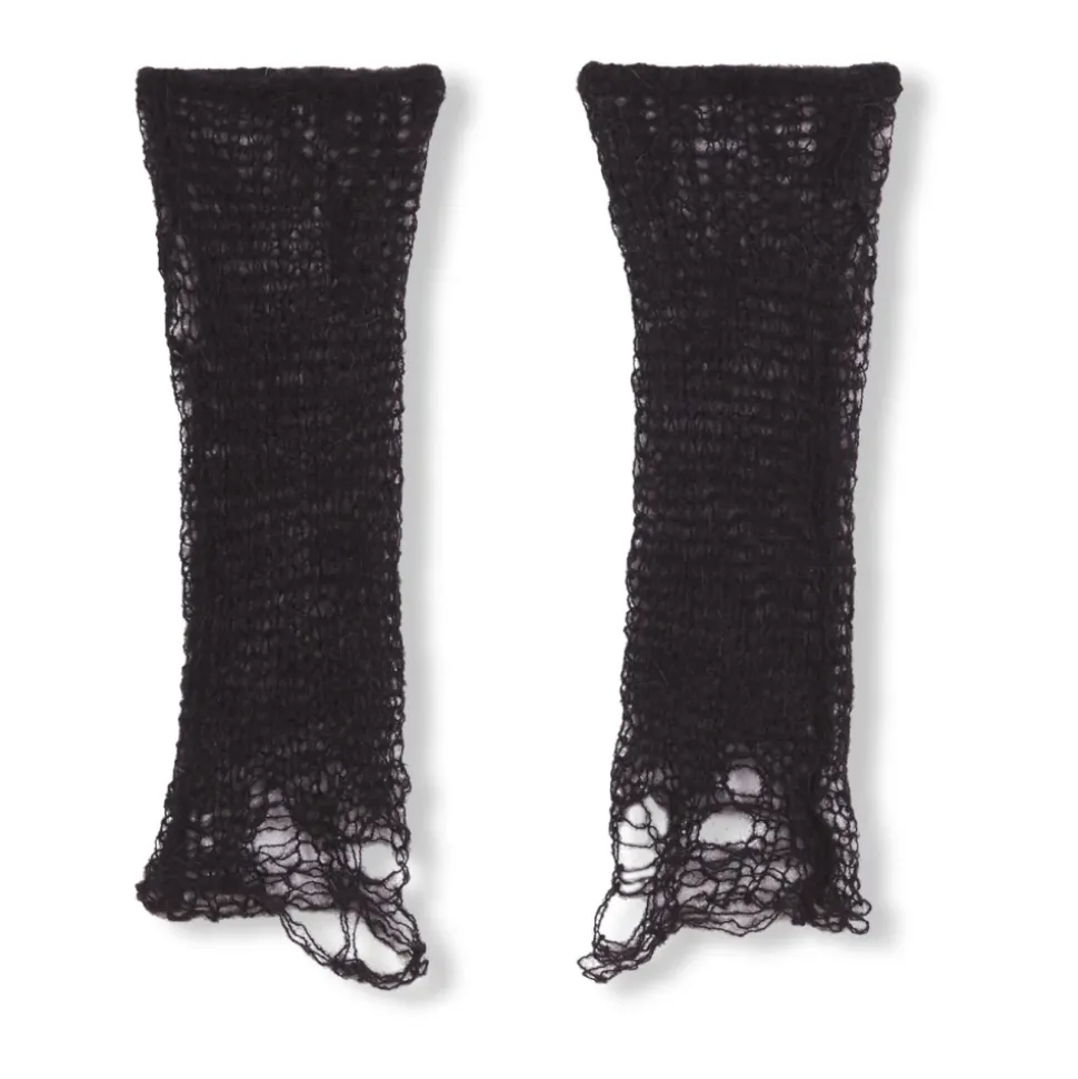 Korte Open Gebreide Handschoenen