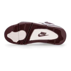 Lage Wit/Bourgondische Sneaker met Flight Stijl