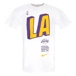 Lakers Block T-shirt Wit