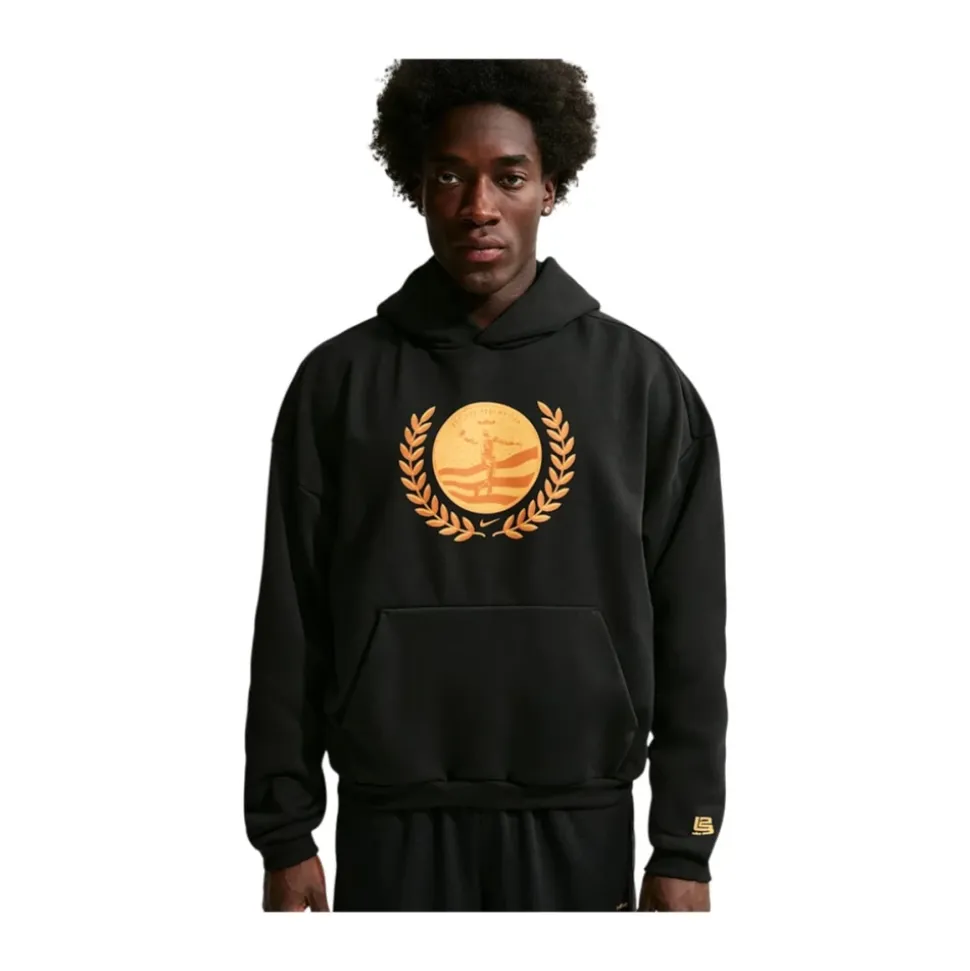 LeBron Out For Redemption Therma-FIT Geborstelde Basketball Pullover Hoodie