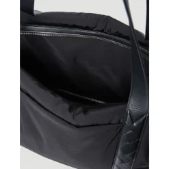 Lederen Afwerking Duffel Tas