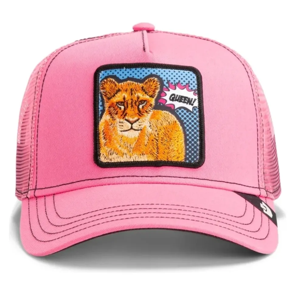 Leona Pop Art Queen Lion Trucker Cap