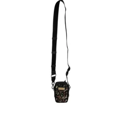 Leopard Jacquard Logo Plaque Schoudertas
