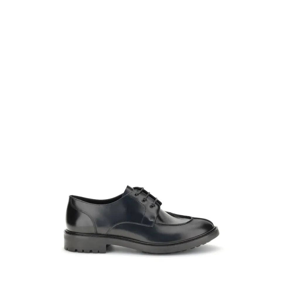 Leren Lace-Ups met Eigentijdse Twist