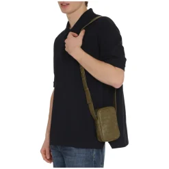 Leren smartphone schoudertas