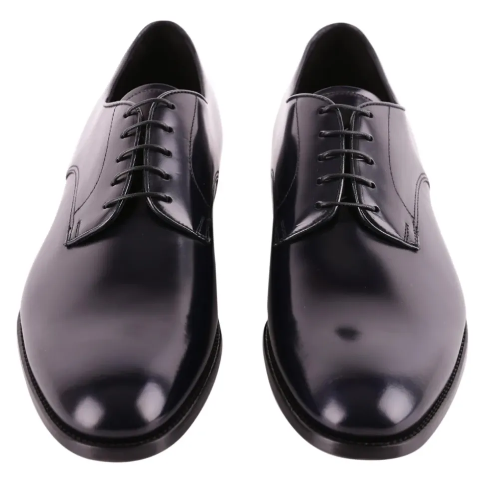 Leren veterschoenen