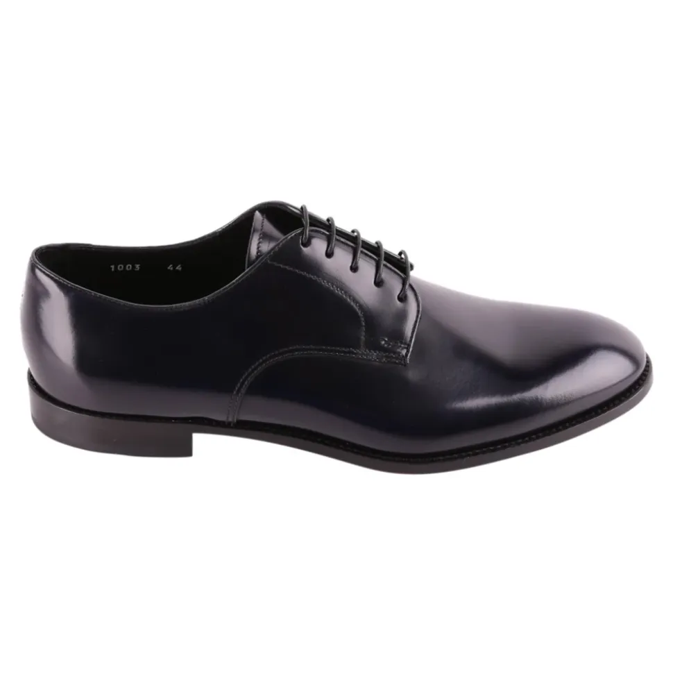 Leren veterschoenen