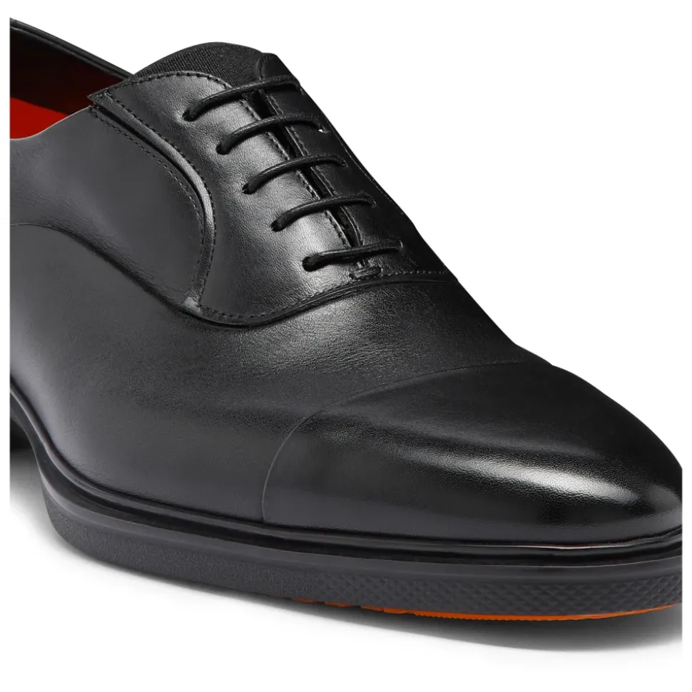 Leren Easy-On Oxford schoenen