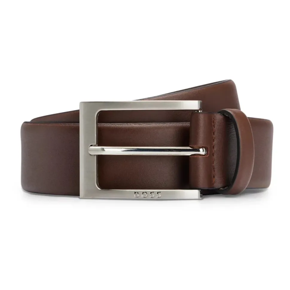 Leren Riem met Gespsluiting