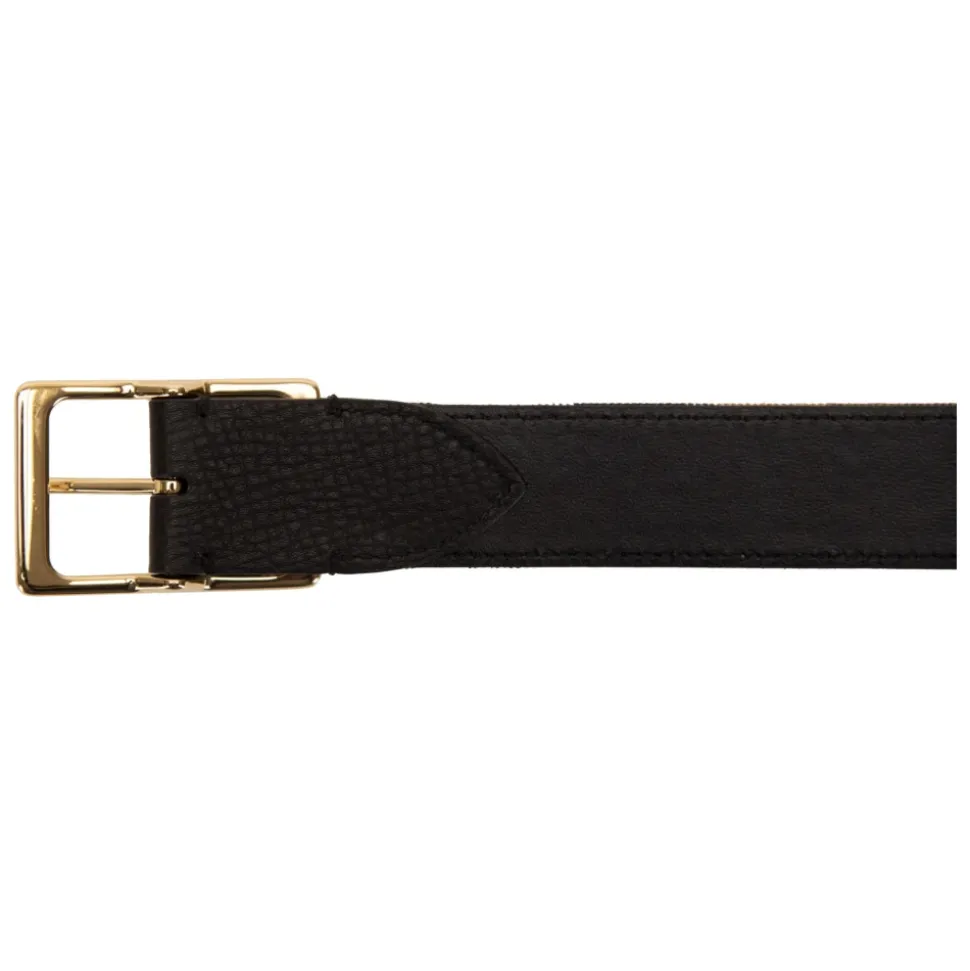 Leren Riem met Logo Gesp