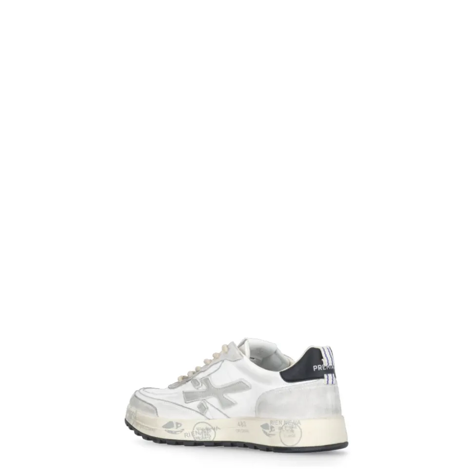 Leren Sneakers met Logo Details