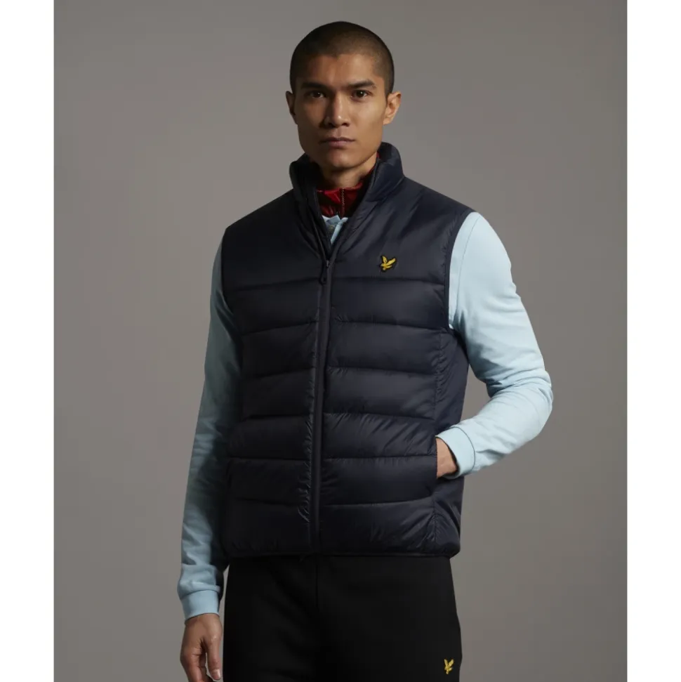 Lichte jassen gewatteerde bodywarmer