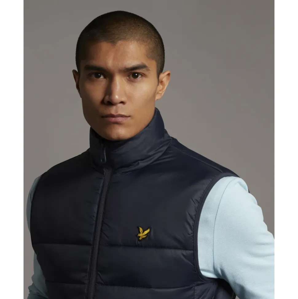 Lichte jassen gewatteerde bodywarmer